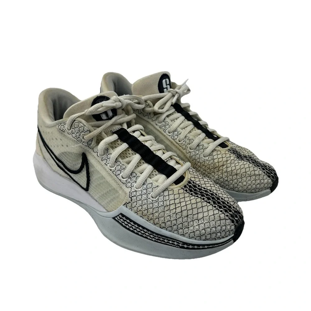 Nike Sabrina 1 🏀 Shoes #FQ3381-103 Magnetic White/Black/Gray Women Sz 7.5